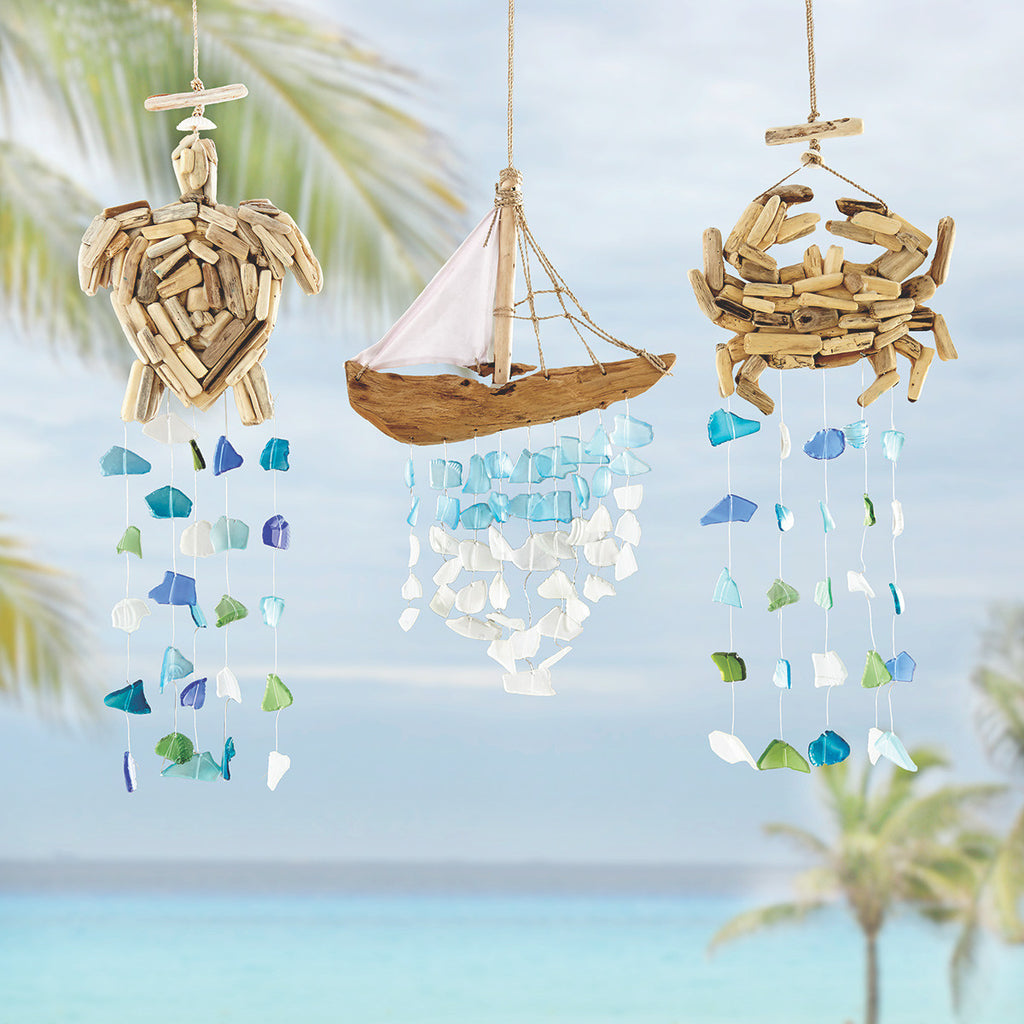 Crab Driftwood Windchime
