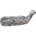 Weathered Whale Planter