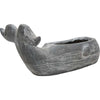 Weathered Whale Planter