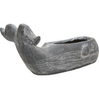 Weathered Whale Planter