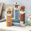 Seafarers of the Shore Wood Sculpture - Captain