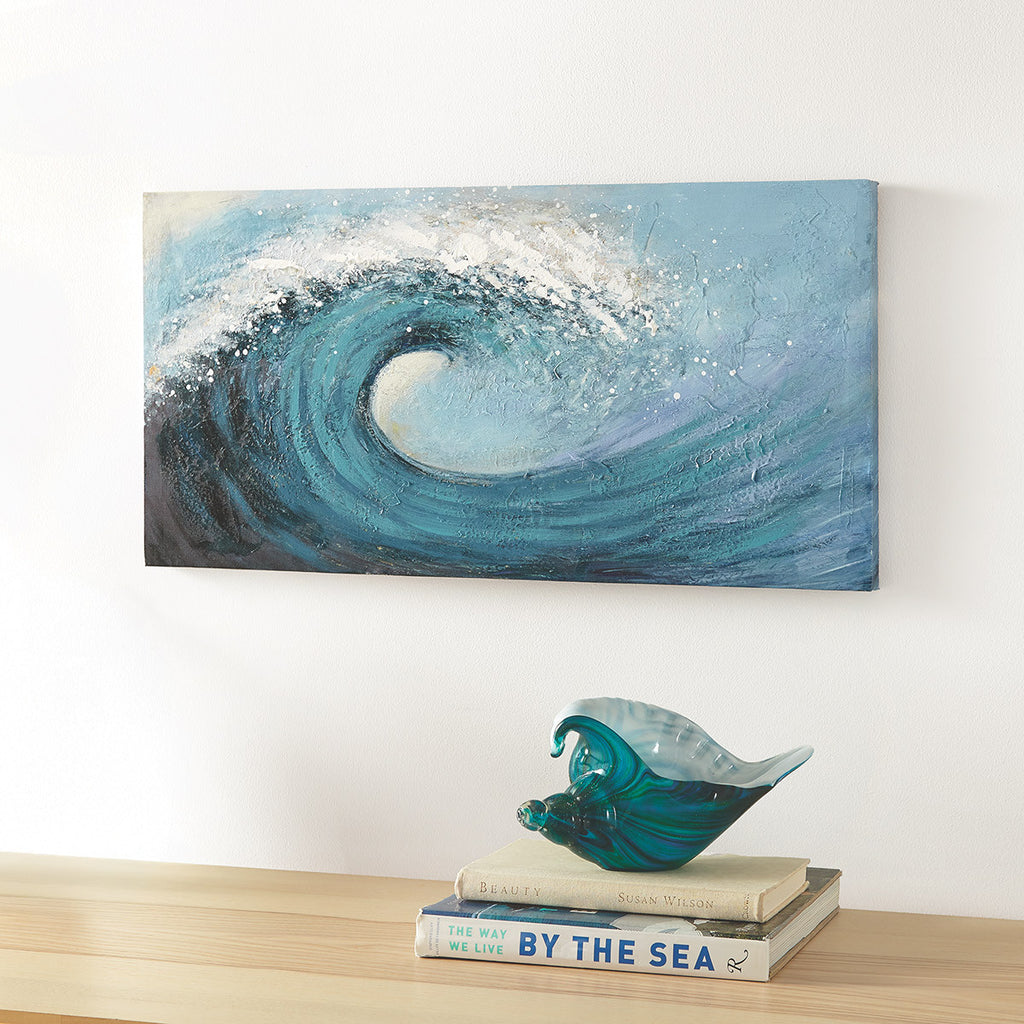 Blue Wave Canvas Wall Art