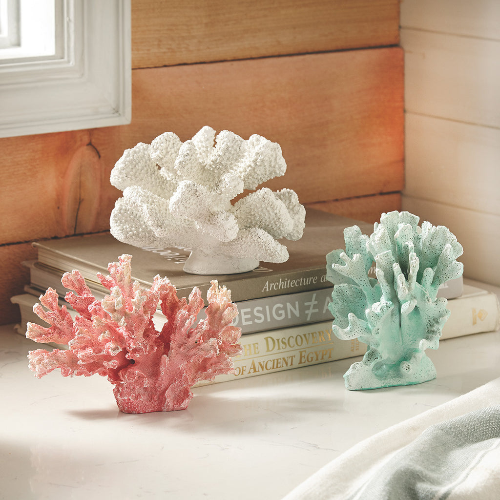 Coral Reef Blue Sculpture
