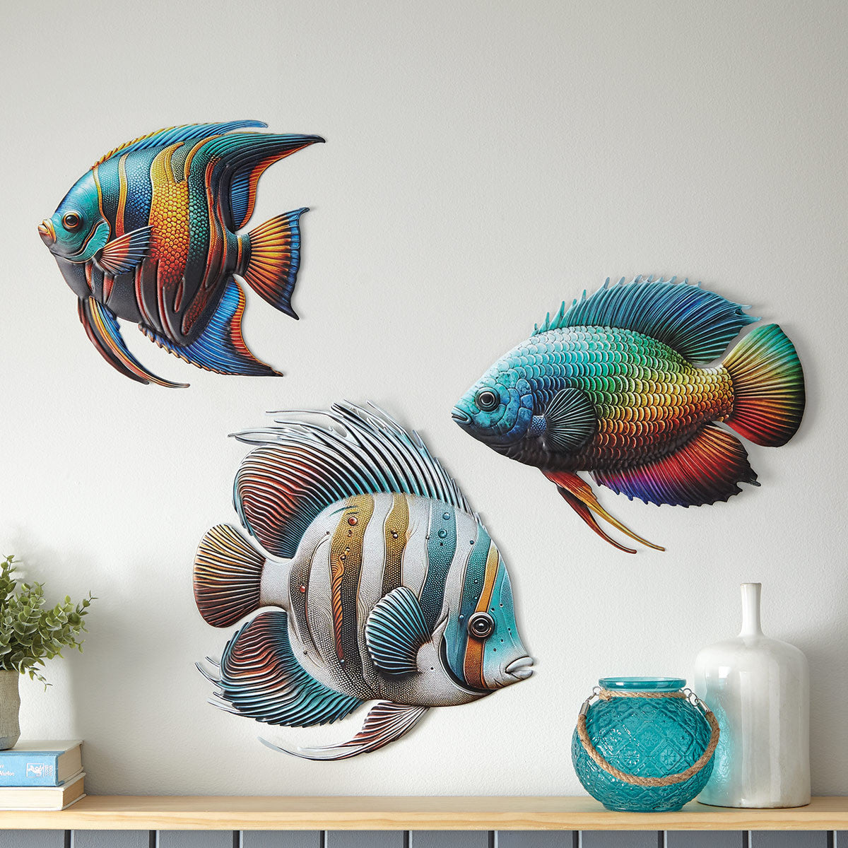 Tropical Fish Wall Art - 12 Inch