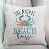 Multicolor Crab Personalized Pillow