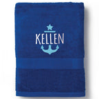 Nautical Anchor Personalized Beach Towel