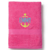 Nautical Anchor Personalized Beach Towel