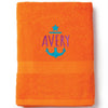 Nautical Anchor Personalized Beach Towel
