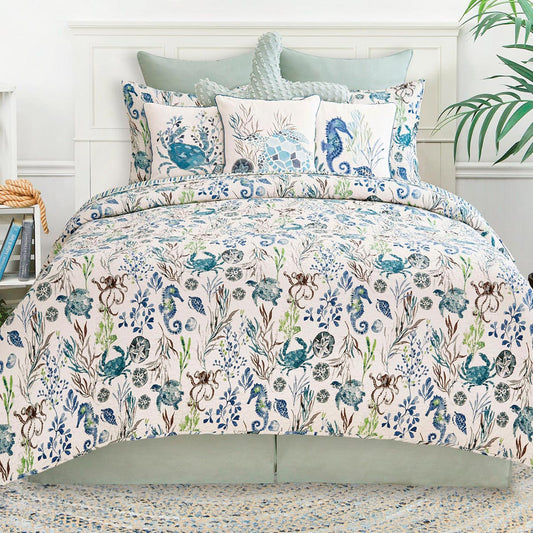 Sea Garden Quilt Bedding Collection