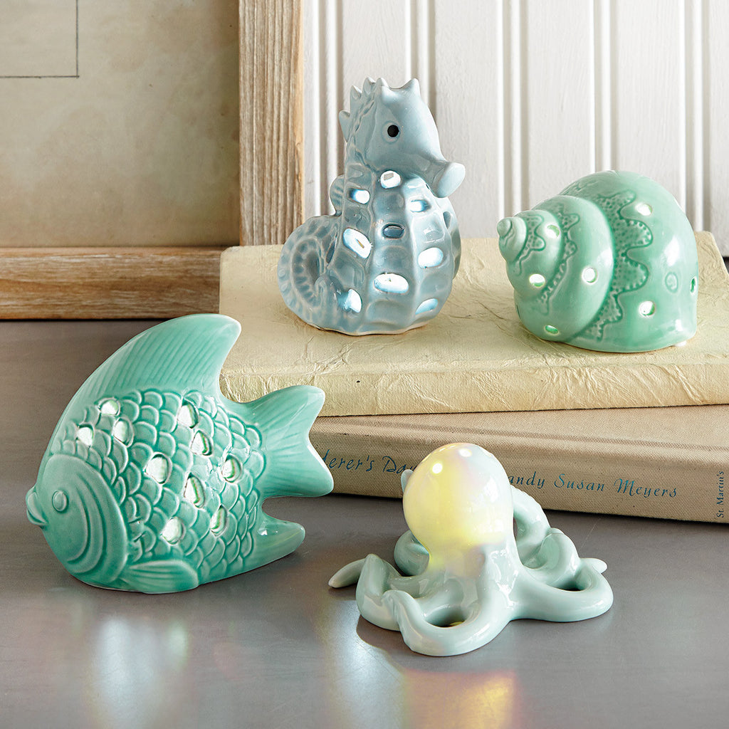 Shell Ceramic LED Light Decor - SALE