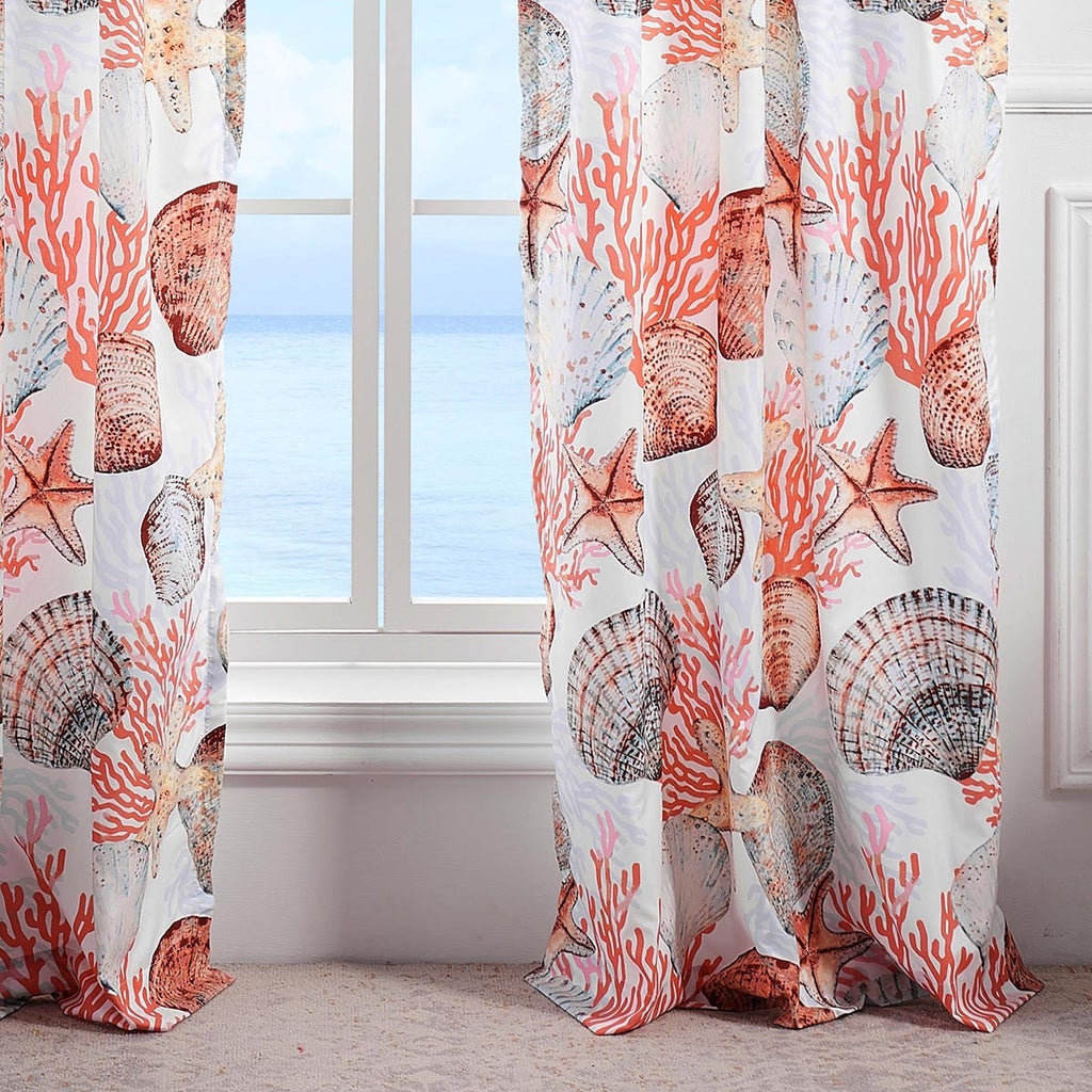 Sea Treasures Lined Drapes