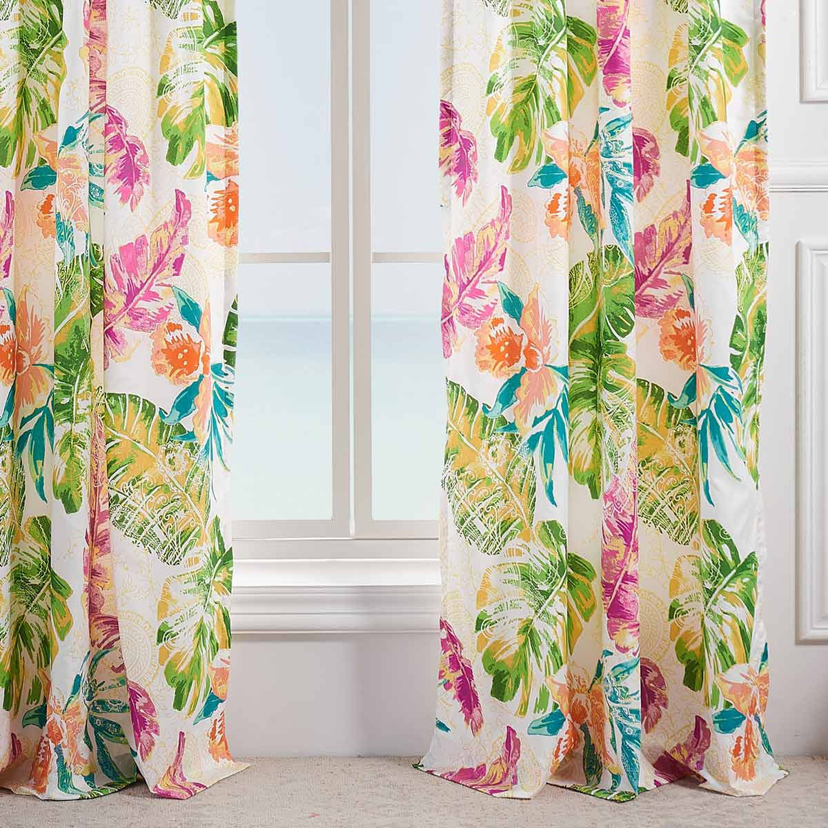 Tropical Flora Drapes
