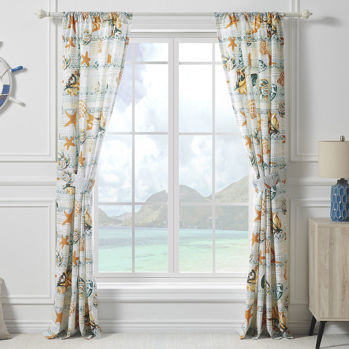 Jade Beach Drapes