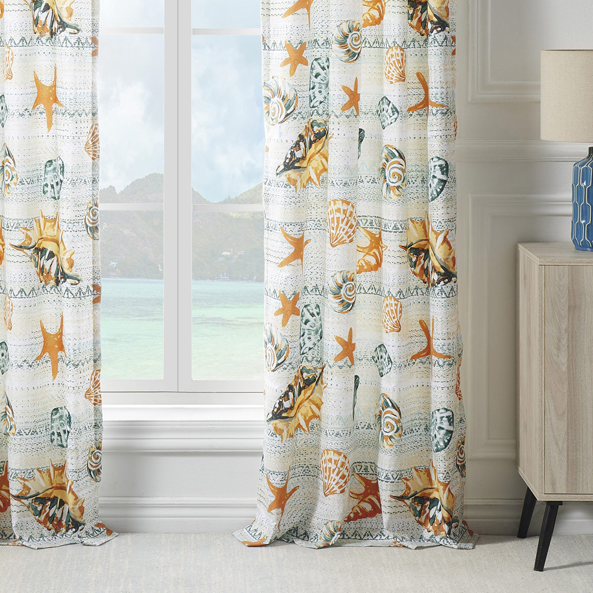 Jade Beach Drapes