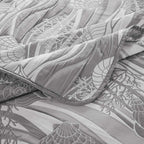 Ocean Drift Gray Quilt Bed Set - King
