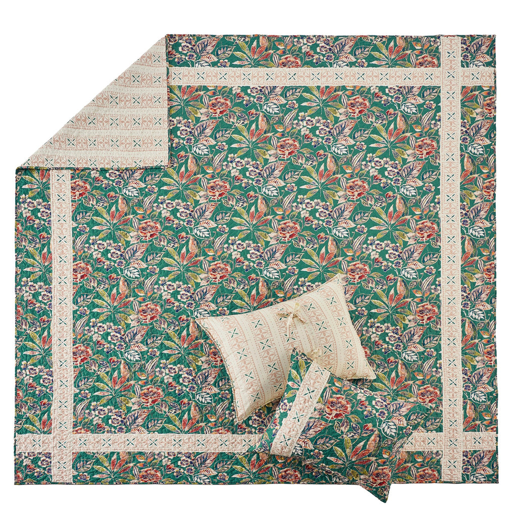 Vintage Palm Grove Quilt Quilt - Twin/XL