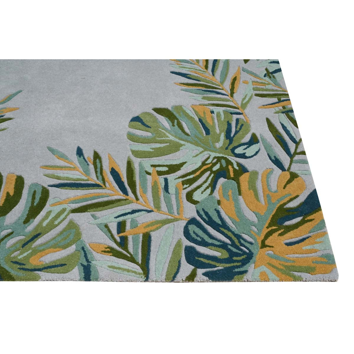 Leafy Tropics Rug - 8 x 11