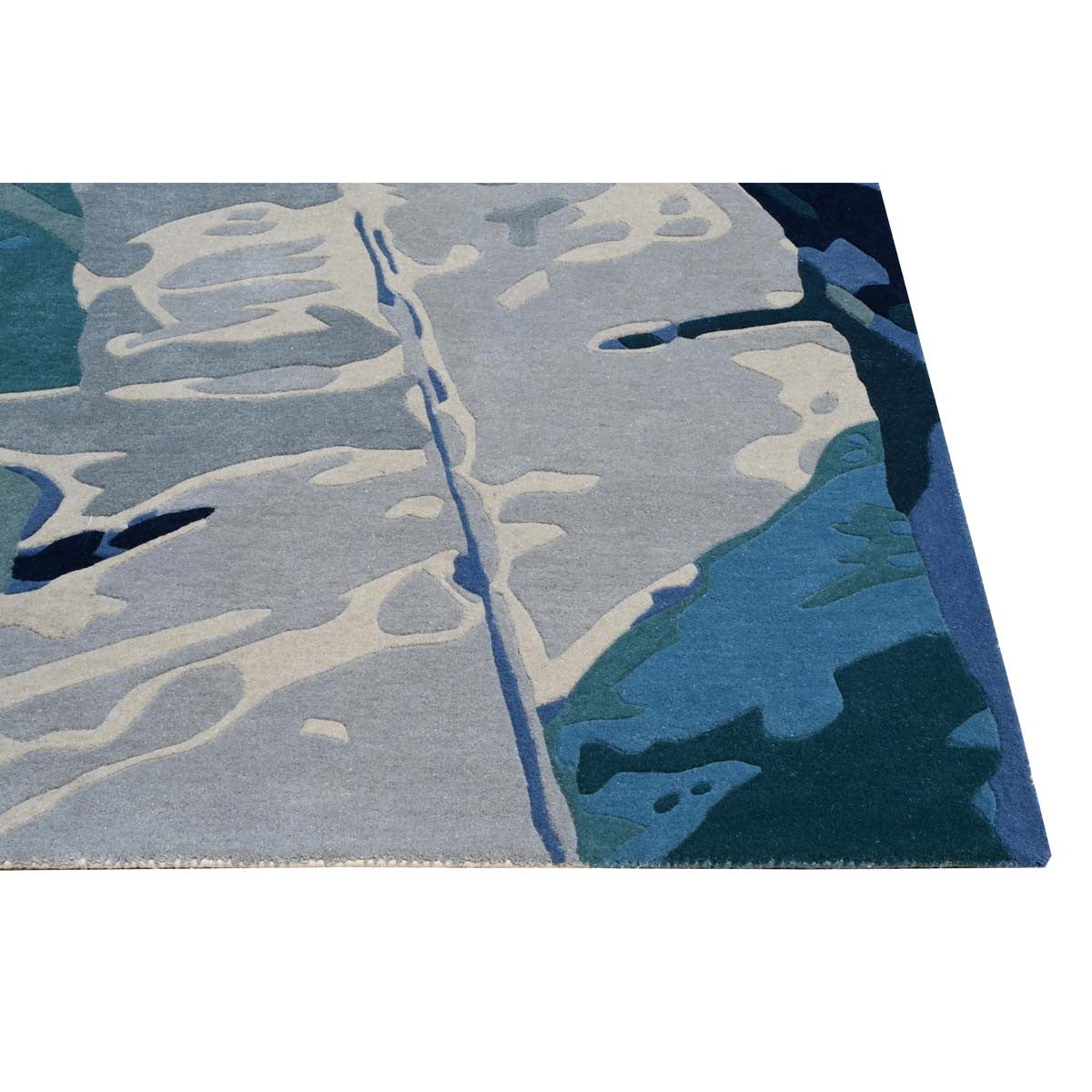 Blue Blur Rug - 6 Ft. Round