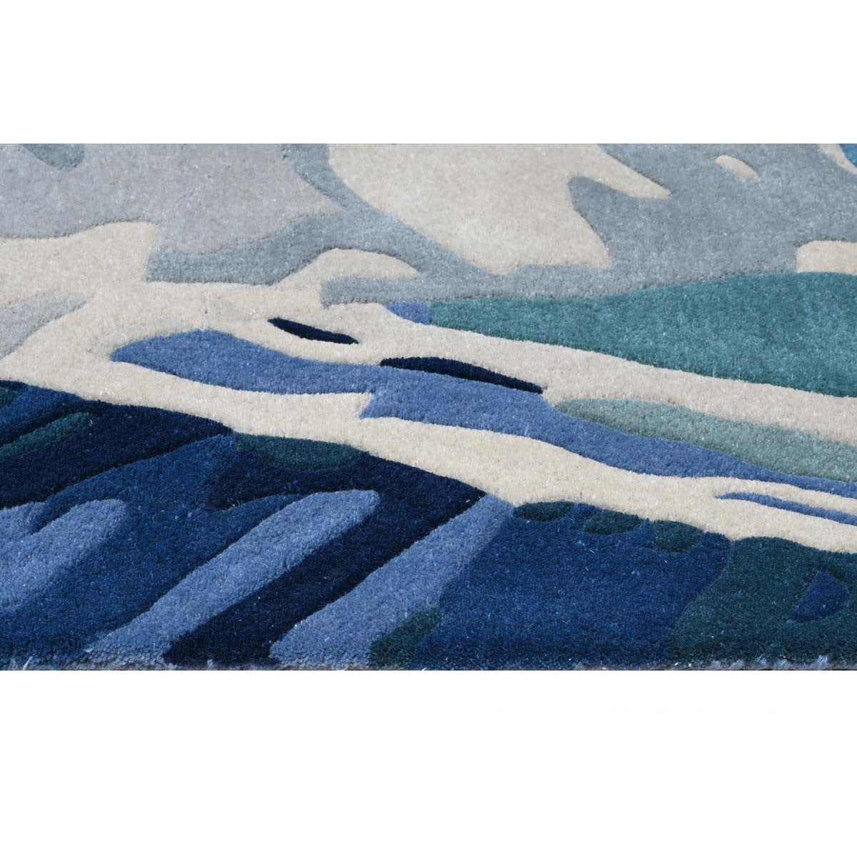 Blue Blur Rug - 8 Ft. Round