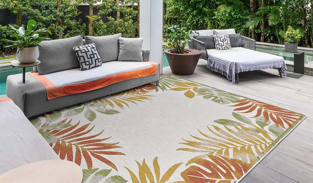 Coastal Ferns Indoor/Outdoor Rug - 5 x 7
