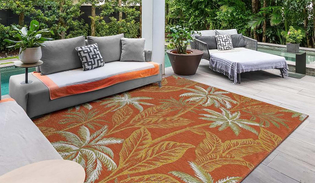 Sunset Palms Indoor/Outdoor Rug - 7 x 9