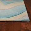 Currents Blue Rug - 3 x 5