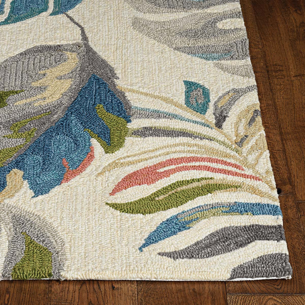 Palm Vibrance Indoor/Outdoor Rug - 8 Ft. Round
