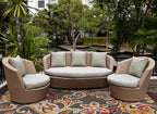 Harbor Taupe Flora Indoor/Outdoor Rug - 2 x 3