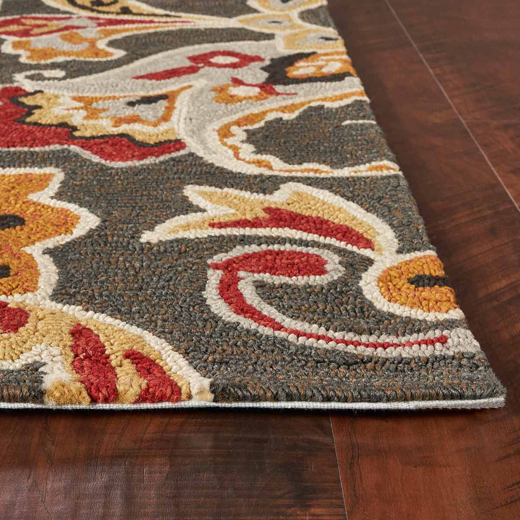 Harbor Taupe Flora Indoor/Outdoor Rug - 8 Ft Round