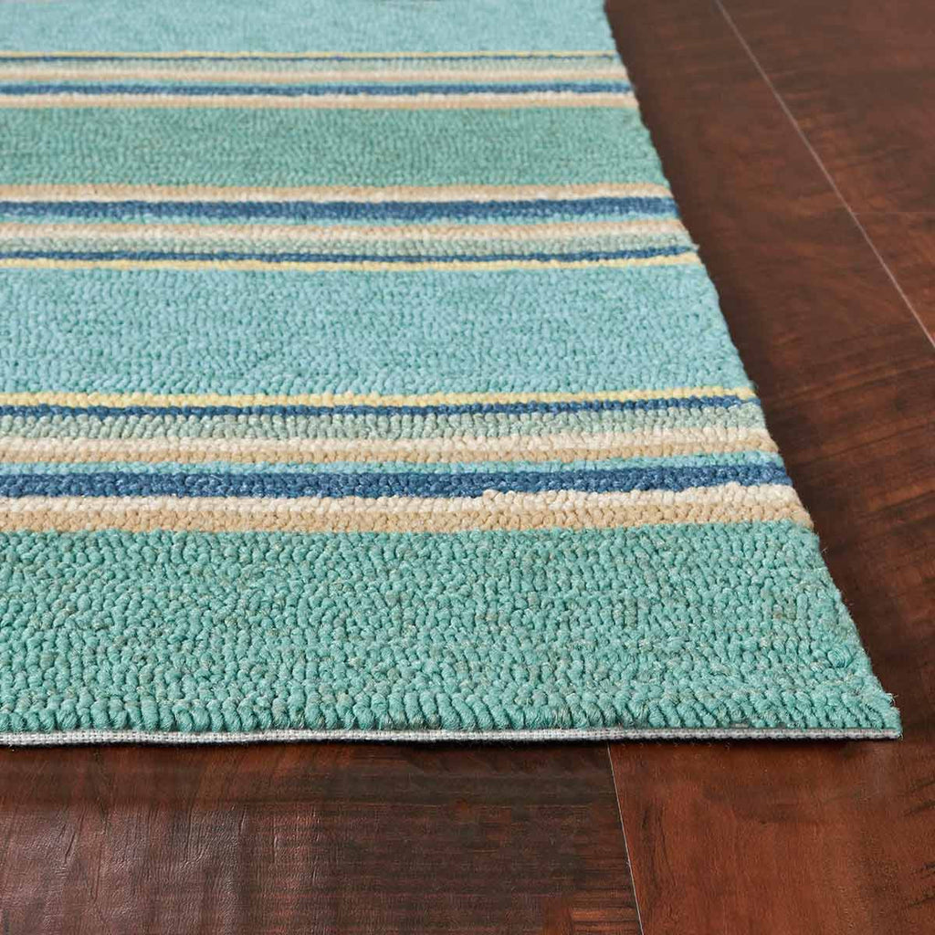 Bayside Stripes Indoor/Outdoor Rug - 8 Ft. Round