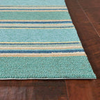 Bayside Stripes Indoor/Outdoor Rug - 8 Ft. Round