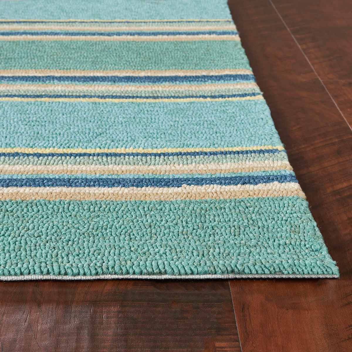 Bayside Stripes Indoor/Outdoor Rug - 8 Ft. Round