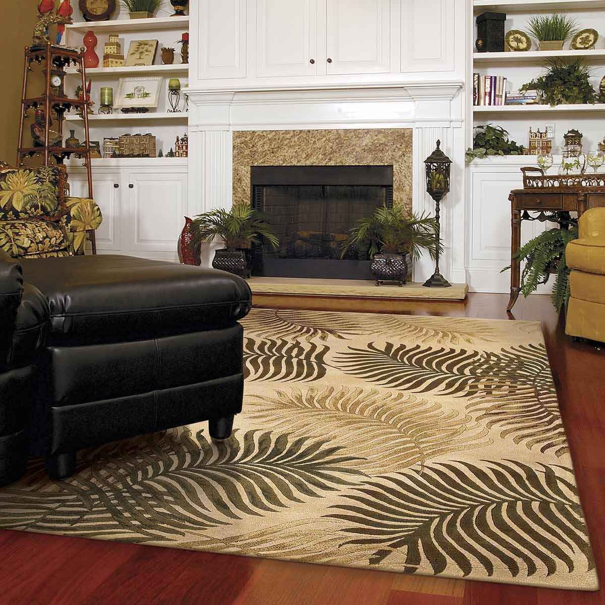Havana Natural Fern View Rug - 3 x 5