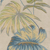 Havana Ivory and Blue Oasis Rug - 8 Ft Round - OUT OF STOCK UNTIL 09/30/2026