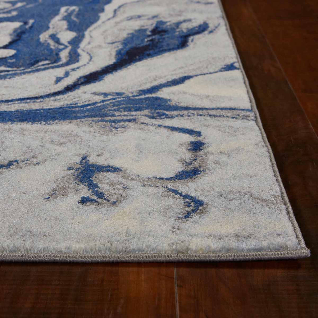 Impressions Blue Rug - 10 x 13