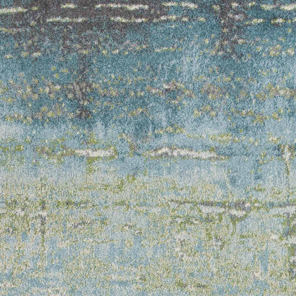 Impressions Aqua Rug - 10 x 13