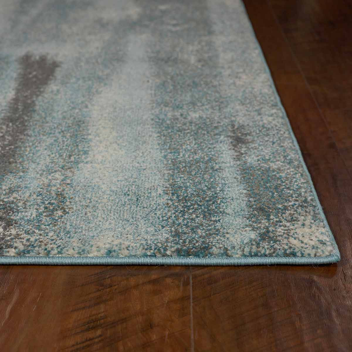 Impressions Teal Rug - 3 x 5