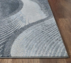 Foggy Waves Rug - 7 x 10