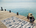 Nautical Day Indoor/Outdoor Rug - 7 x 10 - OUT OF STOCK UNTIL 09/18/2026