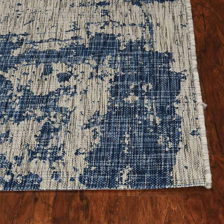 Seafoam Blue Indoor/Outdoor Rug - 8 Ft. Round