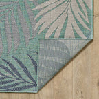 Caribbean Fronds Indoor/Outdoor Rug - 8 x 11