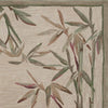 Sparta Ivory Bamboo Double Border Rug - 4 x 6
