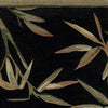 Sparta Black Bamboo Double Border Rug - 4 x 6 - OUT OF STOCK UNTIL 09/30/2026