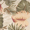 Sparta Beige Palm Leaves Rug - 3 x 10