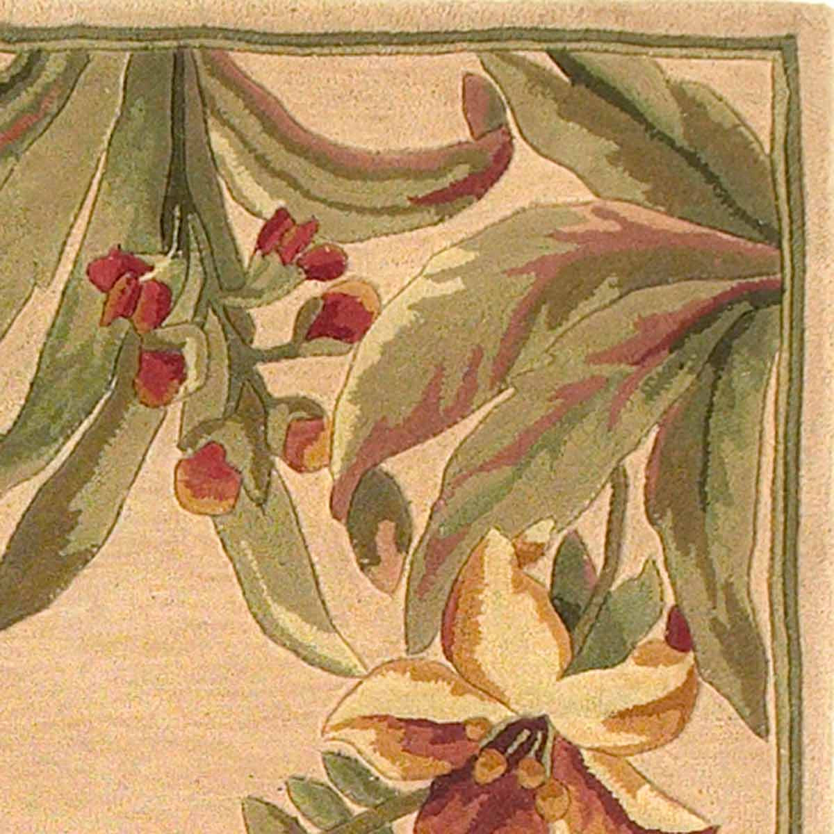 Sparta Ivory Rainforest Rug - 9 x 12