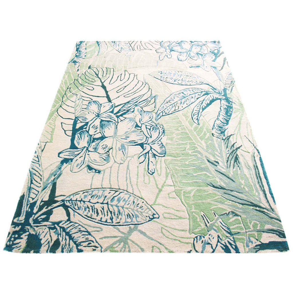 Coastal Greenery Rug - 9 x 12