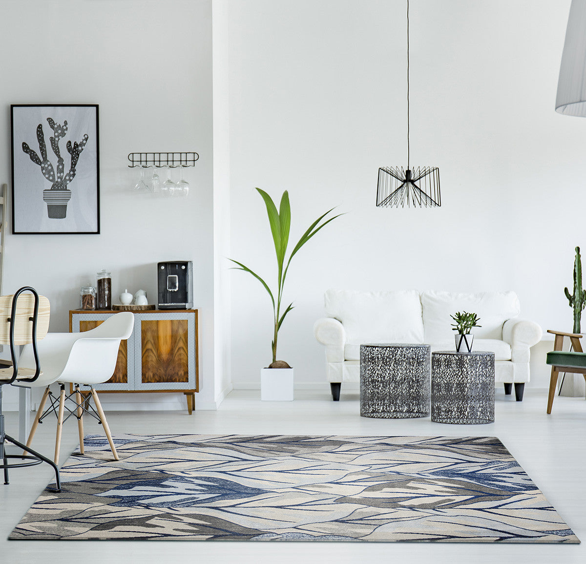 Hidden Oasis Gray Rug - 10 x 13