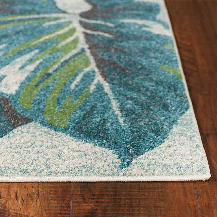 Palm Reef Green Rug - 8 x 11