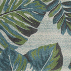 Palm Reef Green Rug - 8 x 11