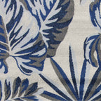 Palm Reef Blue Rug - 8 x 11 - OUT OF STOCK UNTIL 09/09/2026